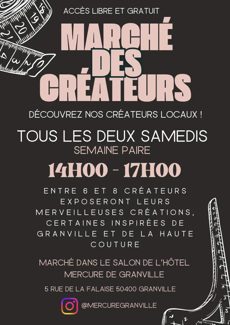 2026 - affiche marché des créateurs générique