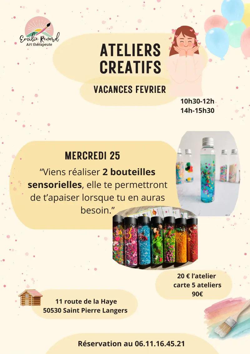 2026 - atelier créatif - bouteilles - 25 02