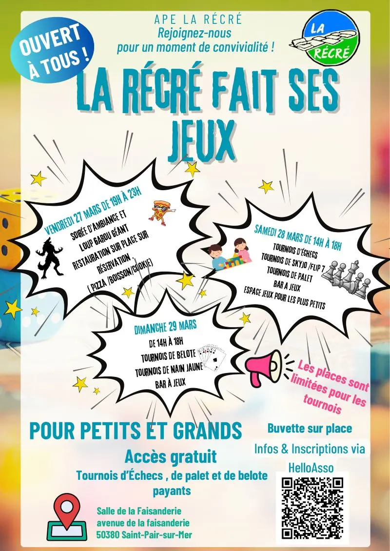 2026 - la Récré fait ses jeux