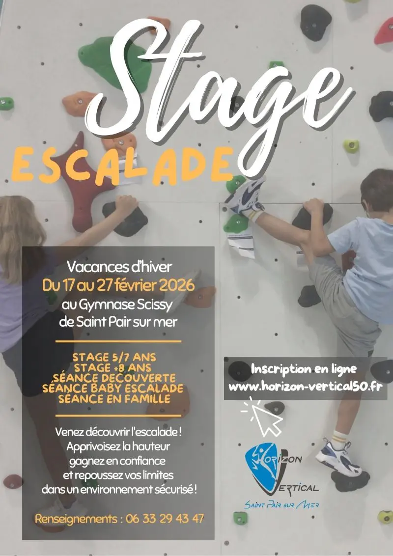 2026 - stage escalade