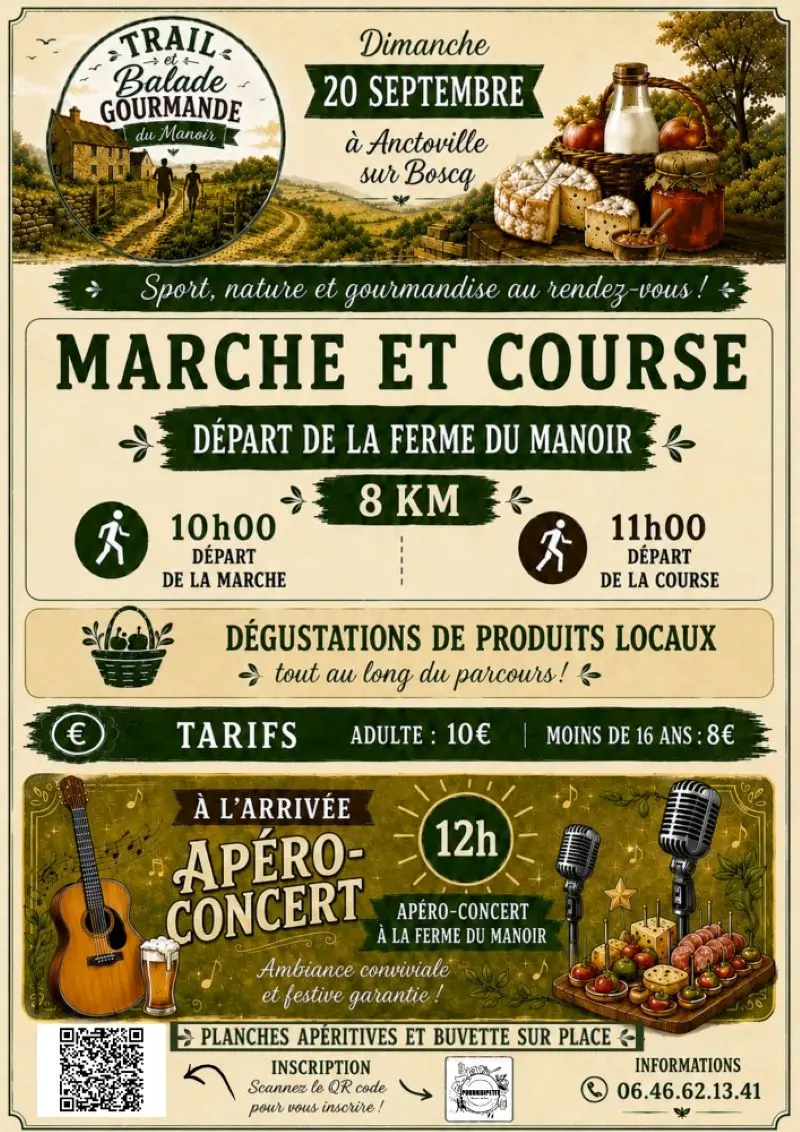 2026 - trail et rando gourmande ferme Anctoville