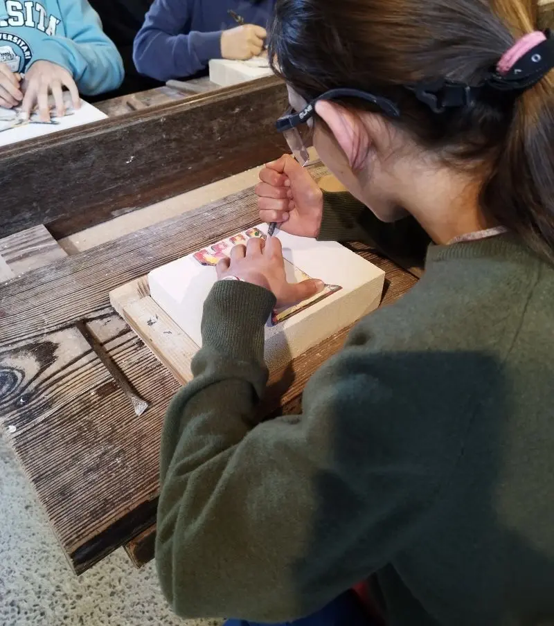 Abbaye de la Lucerne Atelier taille de pierre 2025