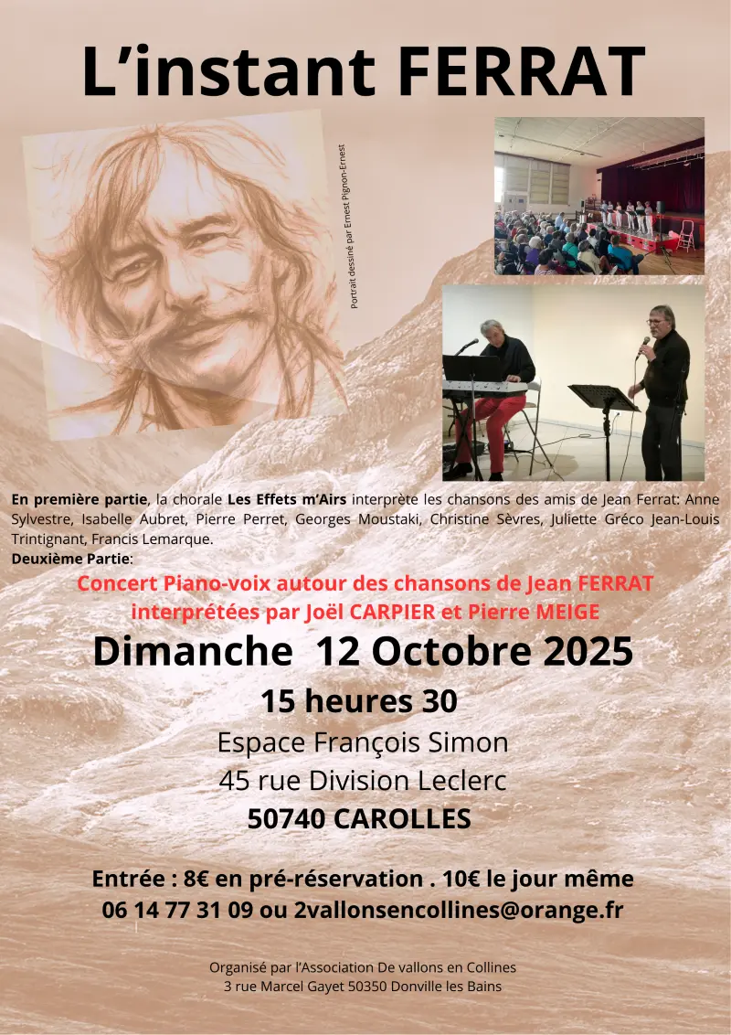 Concert L'instant Ferrat Carolles