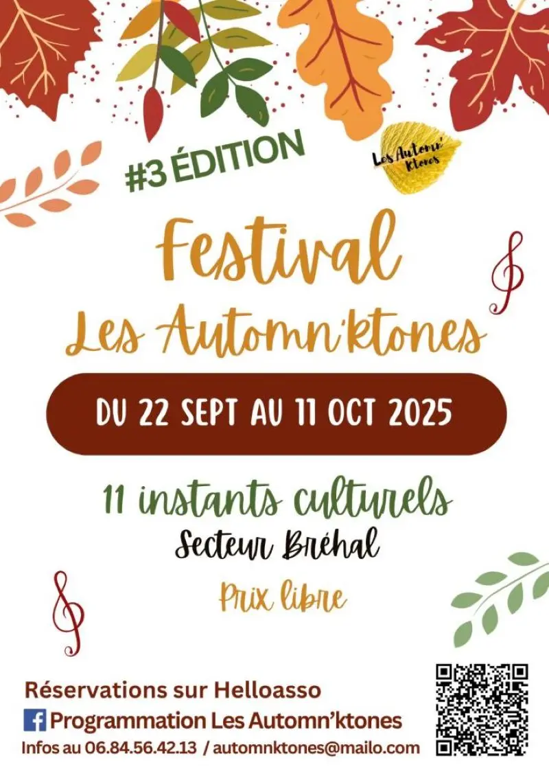 Affiche Festival Les Automn'Ktones 2025