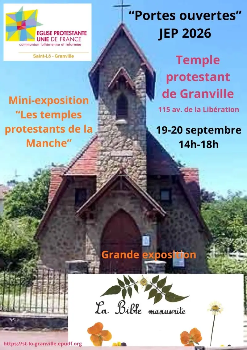Affiche JEP 2026 temple protestant Granville