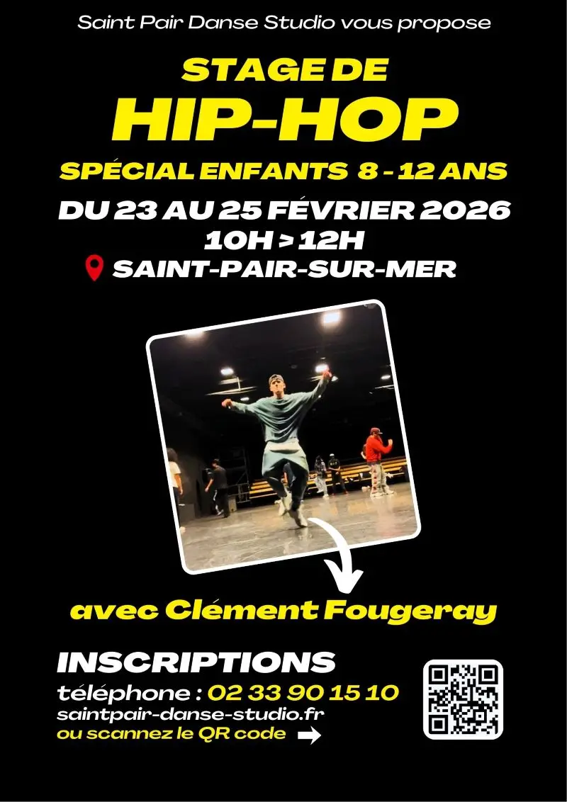 2026-02-Affiche Stage Hip-Hop février 2026