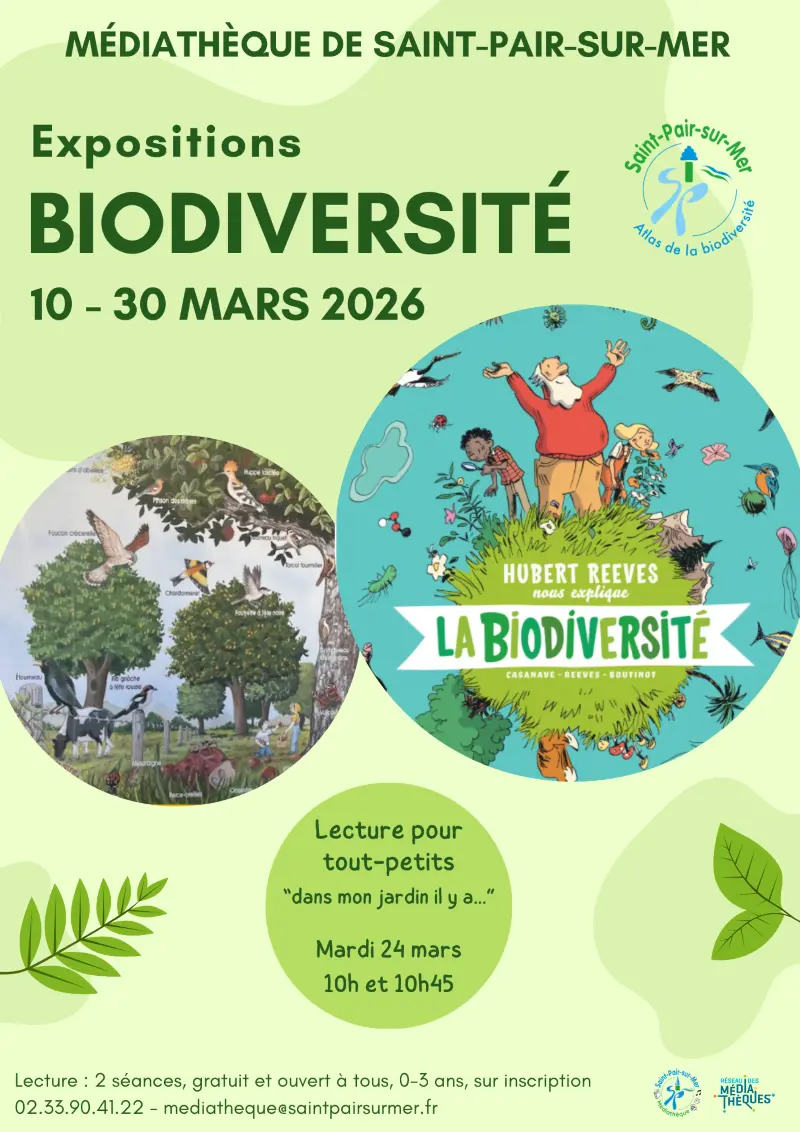 Affiche expo biodiversité 2026