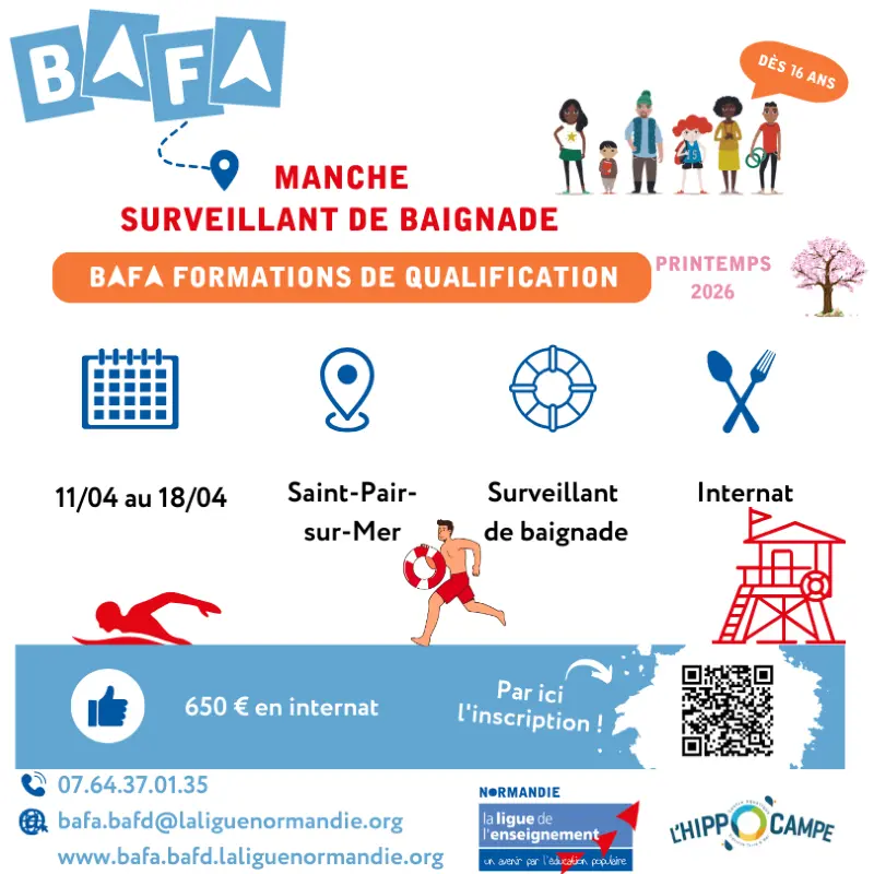 2026 - BAFA surveillant de baignades
