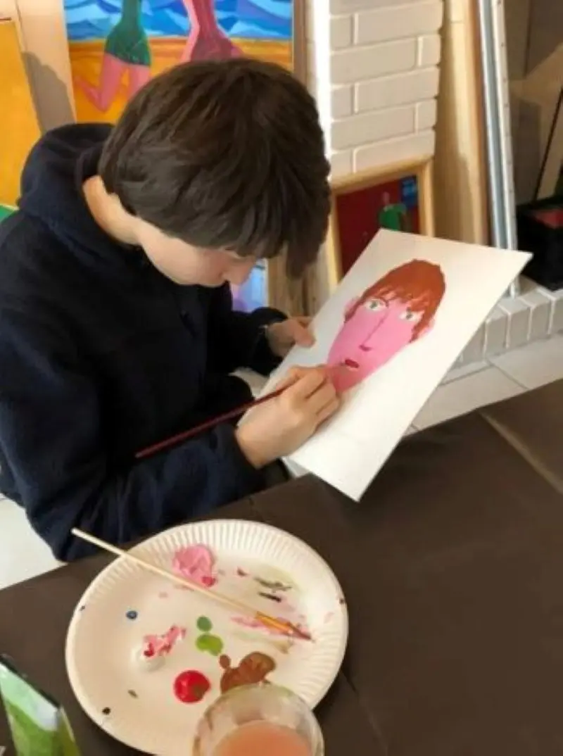 Atelier peinture - Initiation au portrait 7 - 15 ans - Emmanuel Di Ceglie 2025