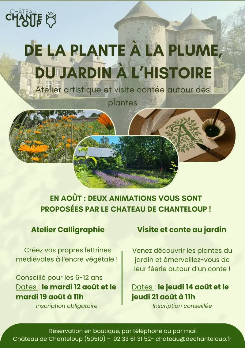 Château de Chanteloup Ateliers Août 2025