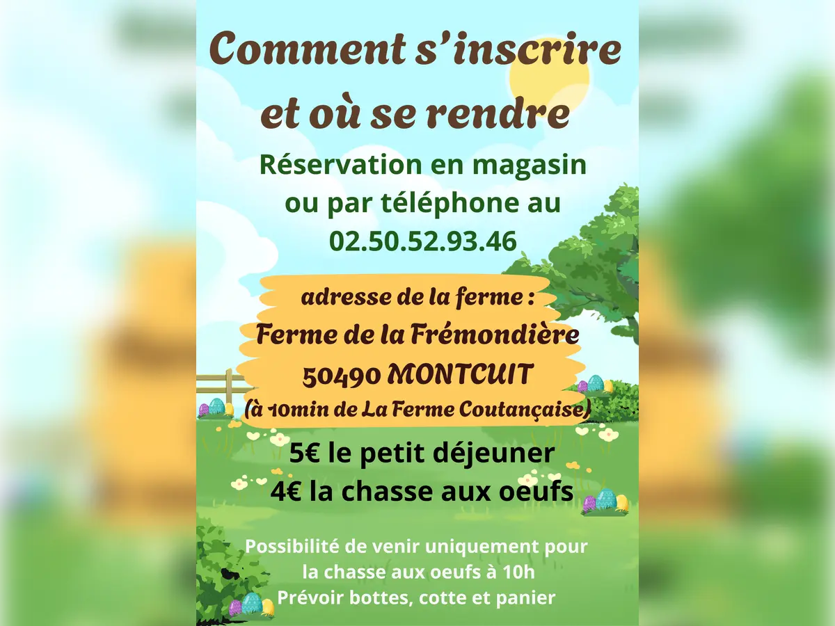 Chasse aux oeufs verso