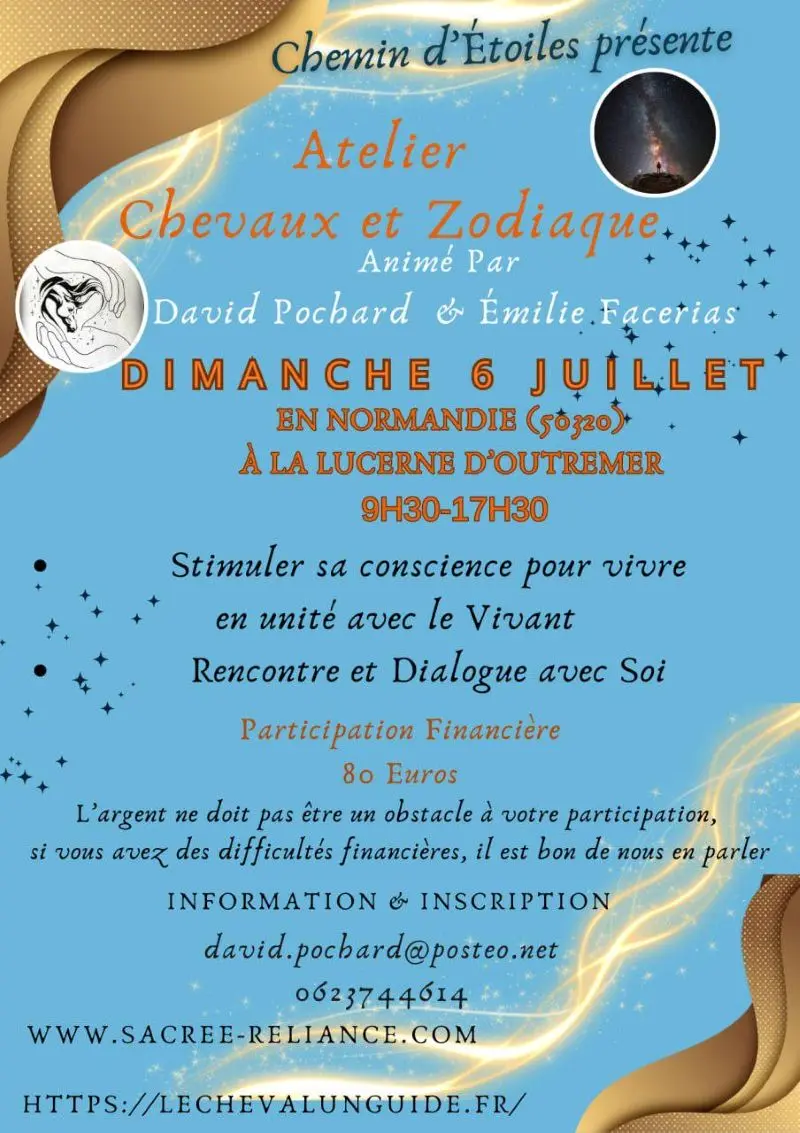 Chemin d'Etoiles Atelier Chevaux et zodiaque 2025