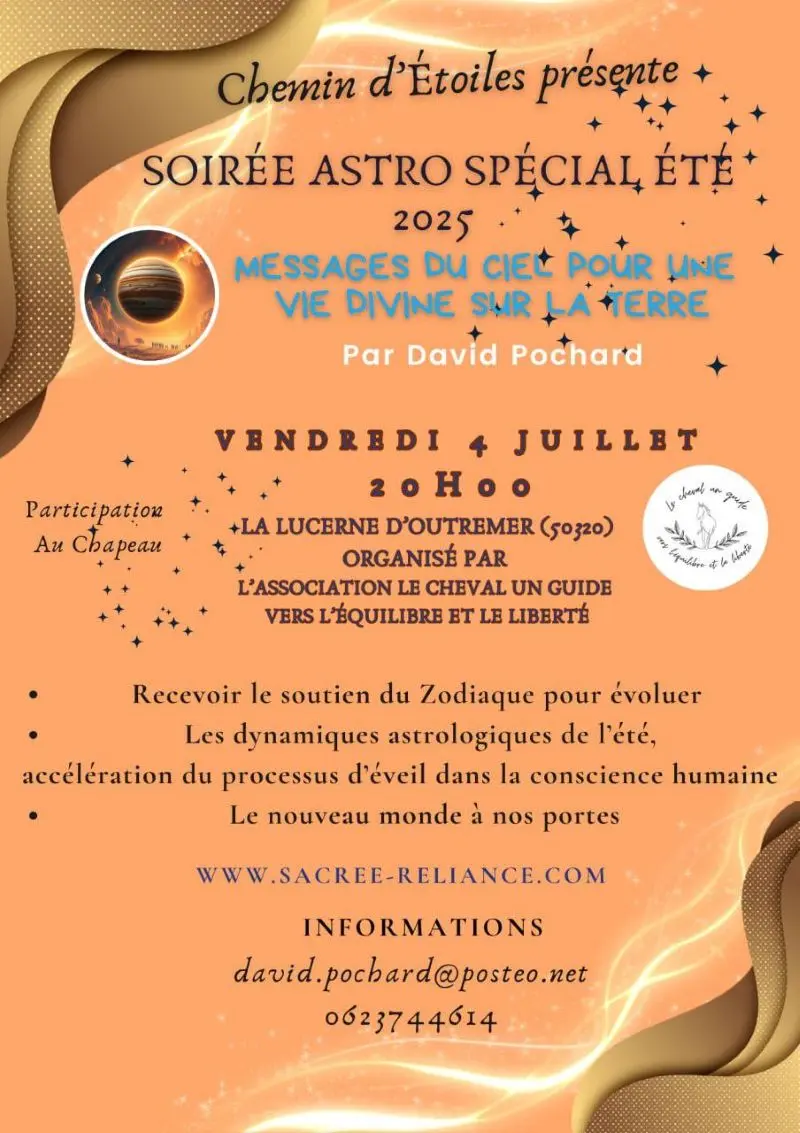 Chemin d'Etoiles Soirée Astro Spécial été 2025