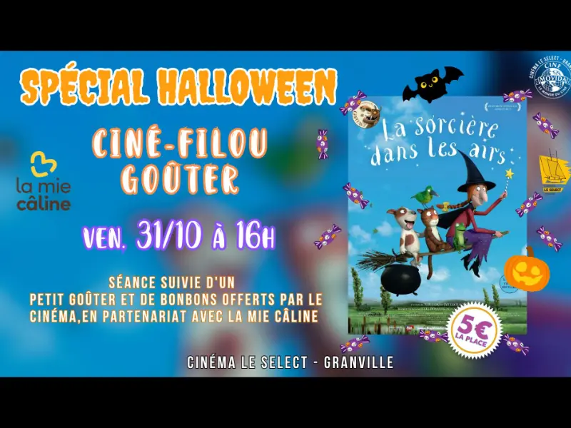 Cinéma Le Select goûter halloween Granville 2025