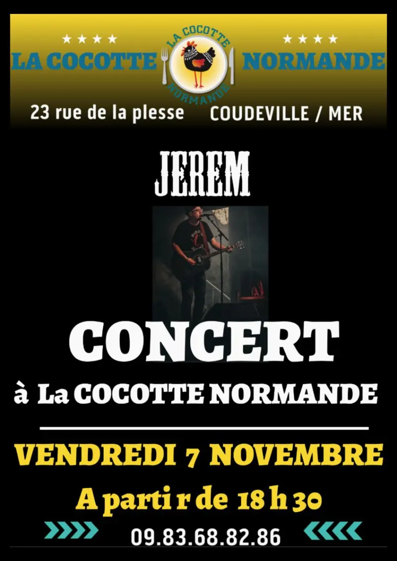 Concert Jerem La Cocotte Normande Coudeville-sur-mer 2025