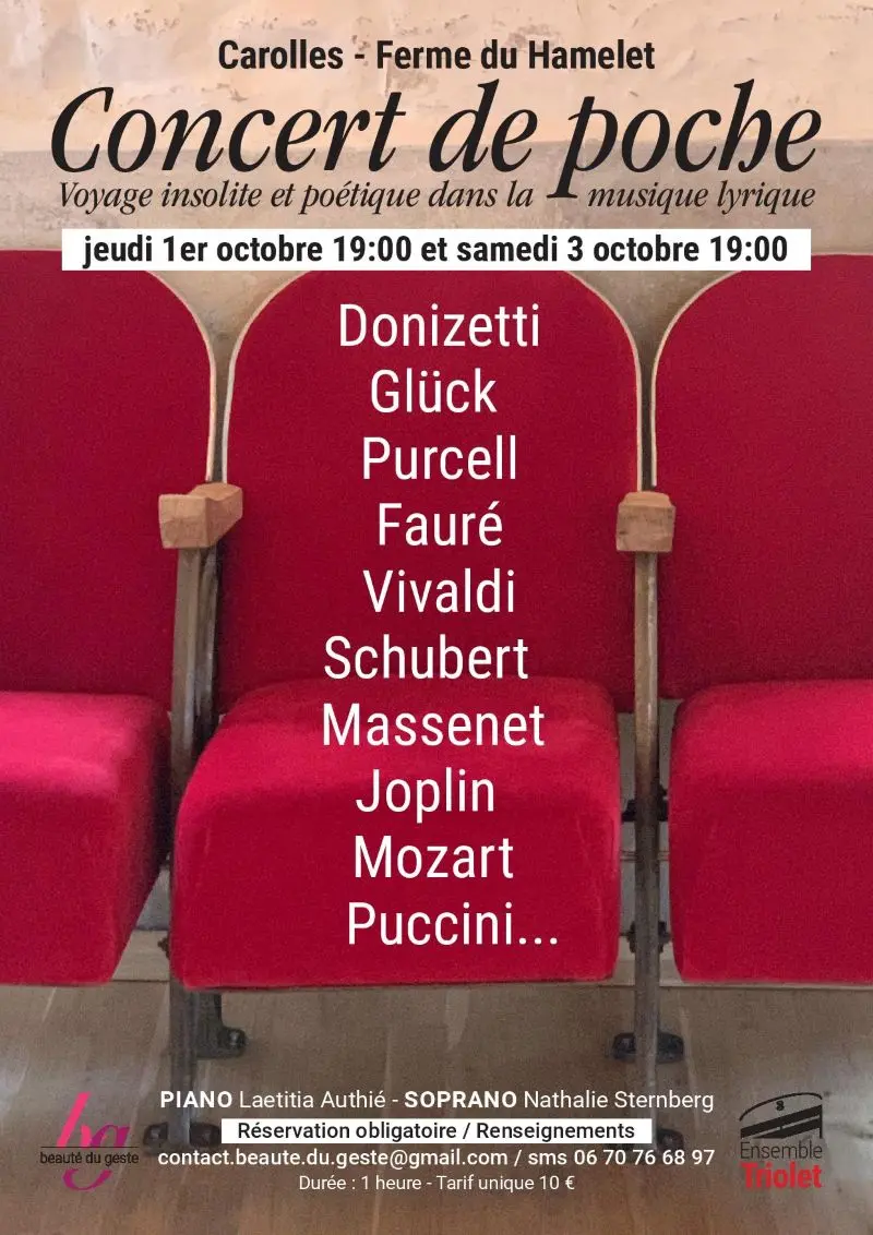 2026 - Concert de poche - octobre