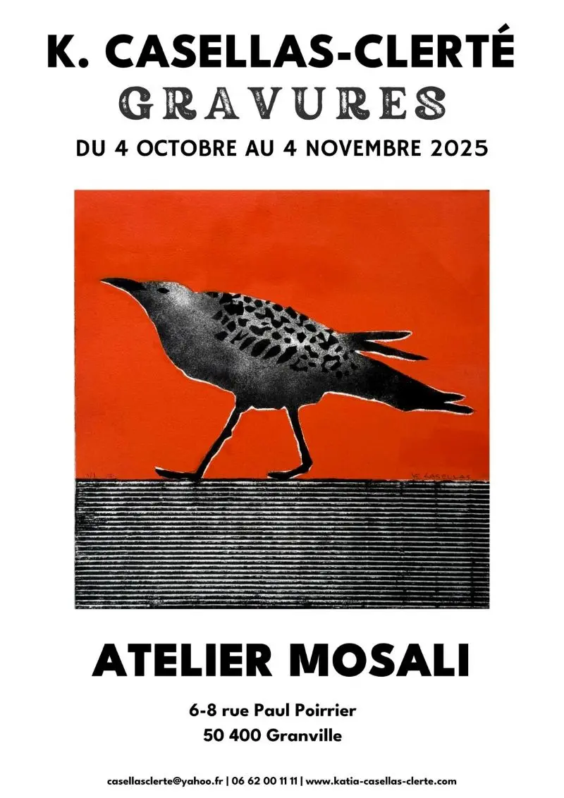 Exposition gravure Katia Casellas-Clerté Granville 2025