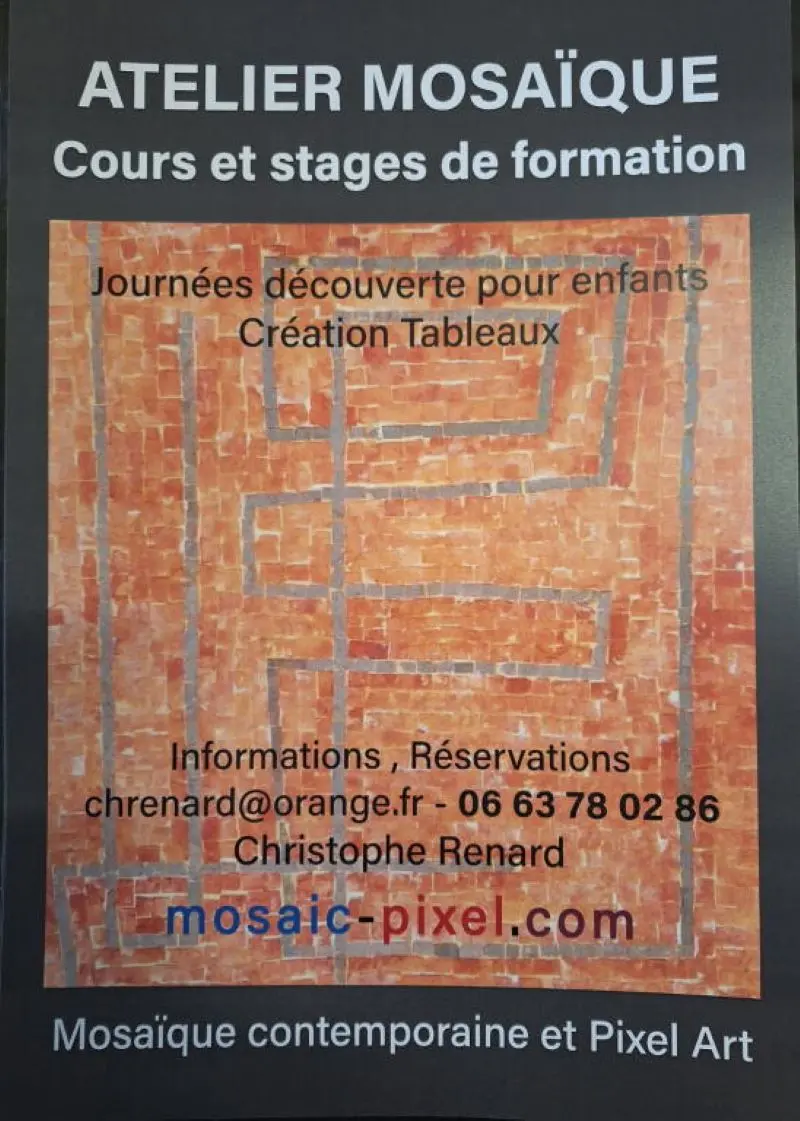 Formation mosaïque Christophe Renard 2025