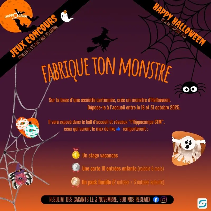 L'Hippocampe Halloween Fabrique ton monstre Granville 2025