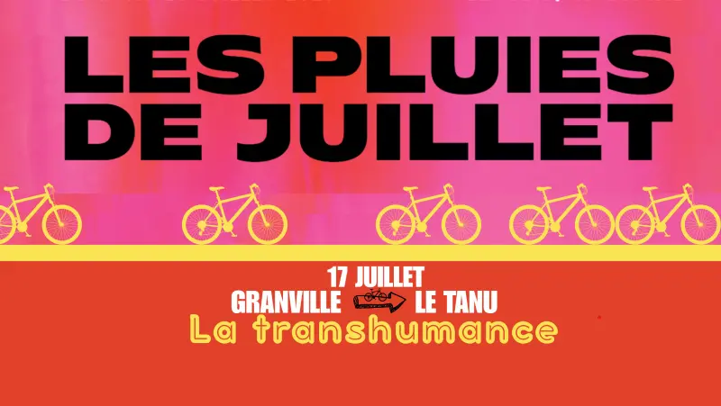 La transhumance pour les Pluies de Juillet à vélo