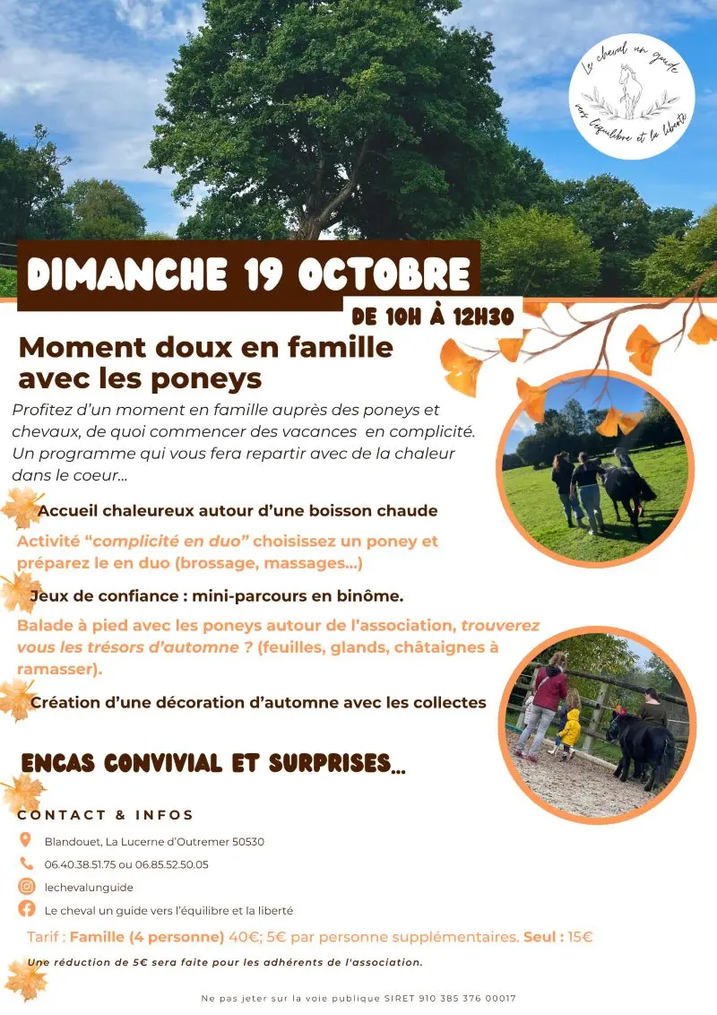 Le Cheval Un Guide Dimanche191025 Moments en famille 2025
