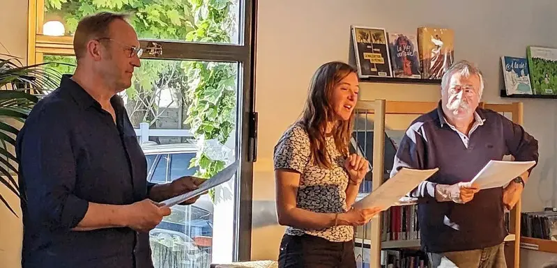 Lecture théâtralisée Maupassant Médathèque de Bréhal 2025 (1)