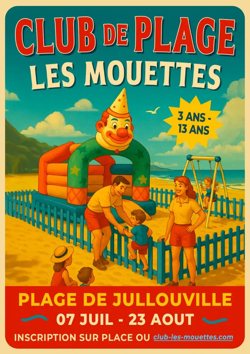 Les Mouettes club de plage Jullouville 2025