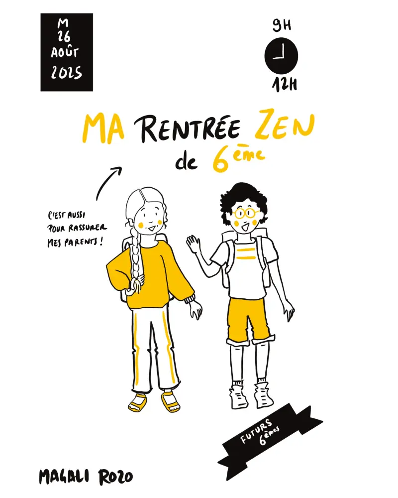 Ma rentrée zen de 6ème 2025
