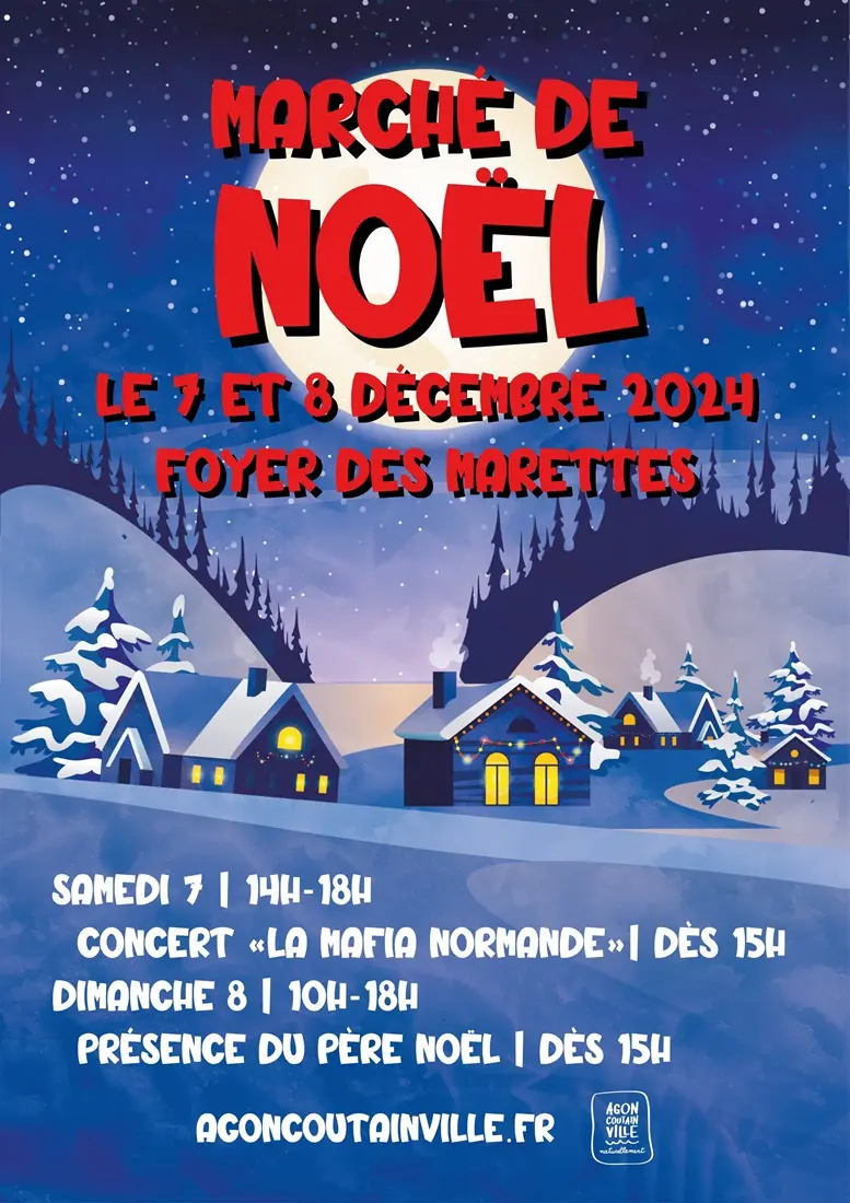 Marché de Noël Affiche