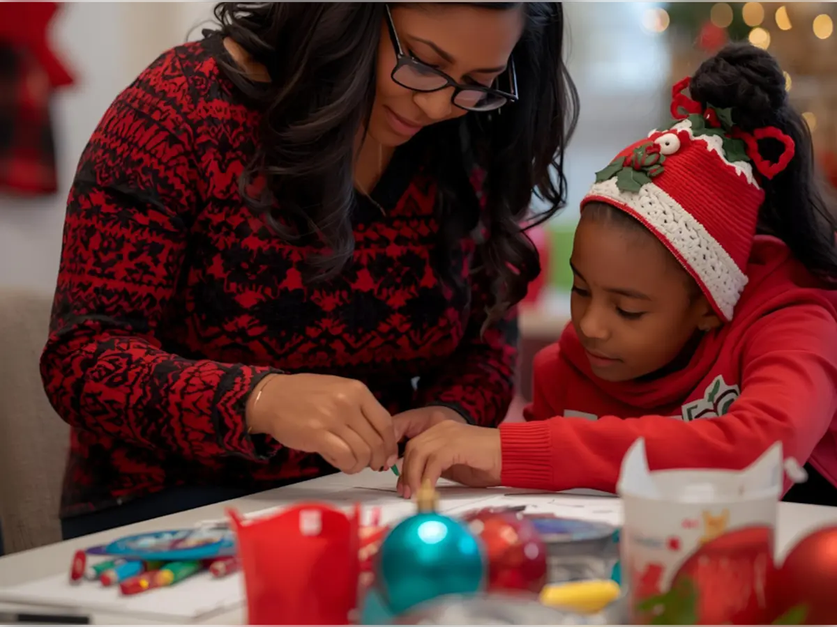 Noël atelier enfant - Canva
