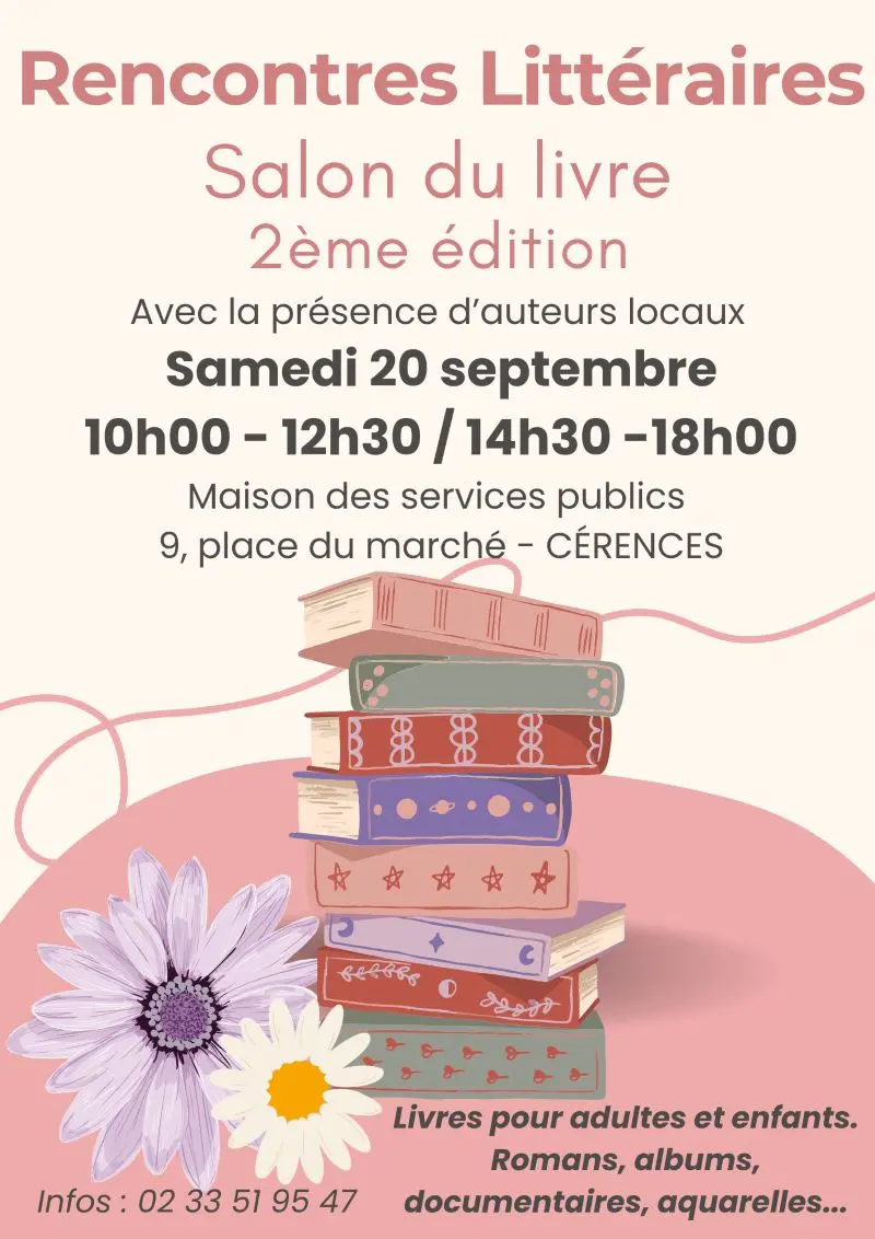 Rencontres Litteraires Salon du Livre Cérences 2025