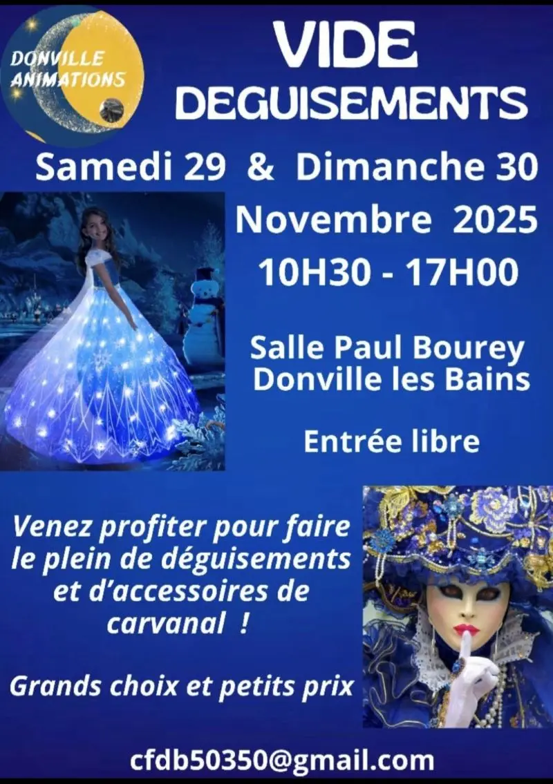 Vide déguisements déc 2025