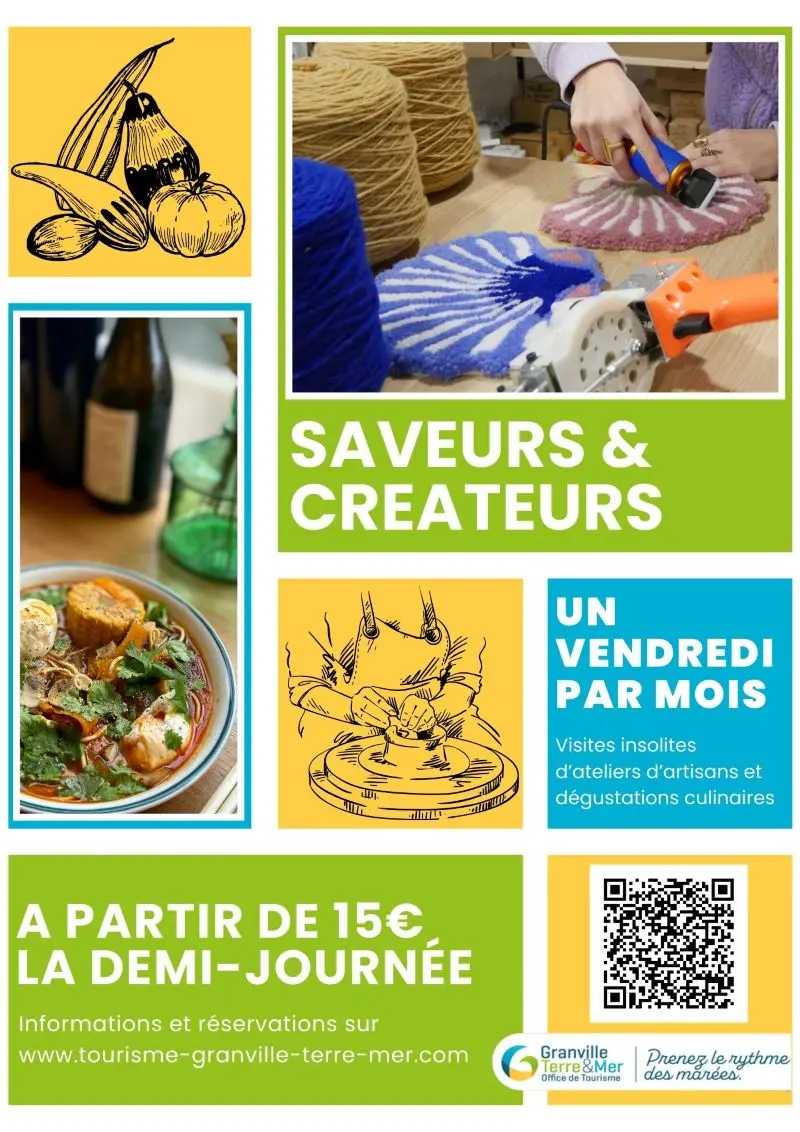 Visuel flyer Saveurs et Créateurs 2025
