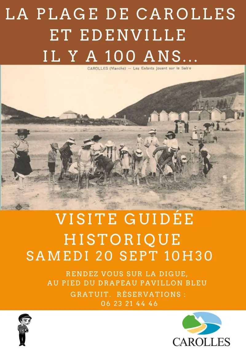Visite historique plage de Carolles et Edenville JEP 2025
