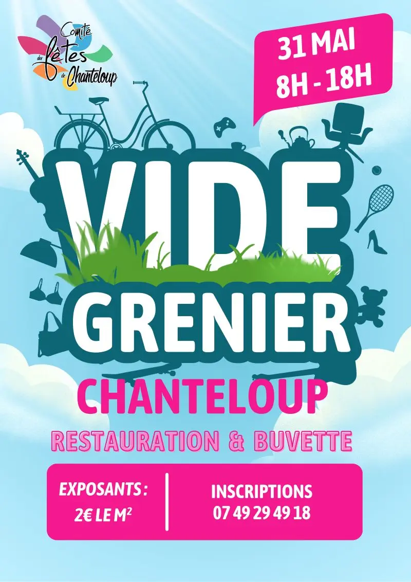 Vide grenier Chanteloup 2026