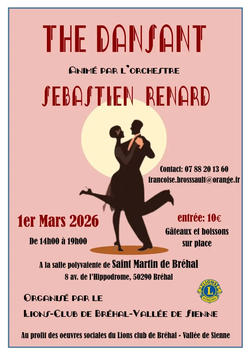 2026 - affiche Thé dansant