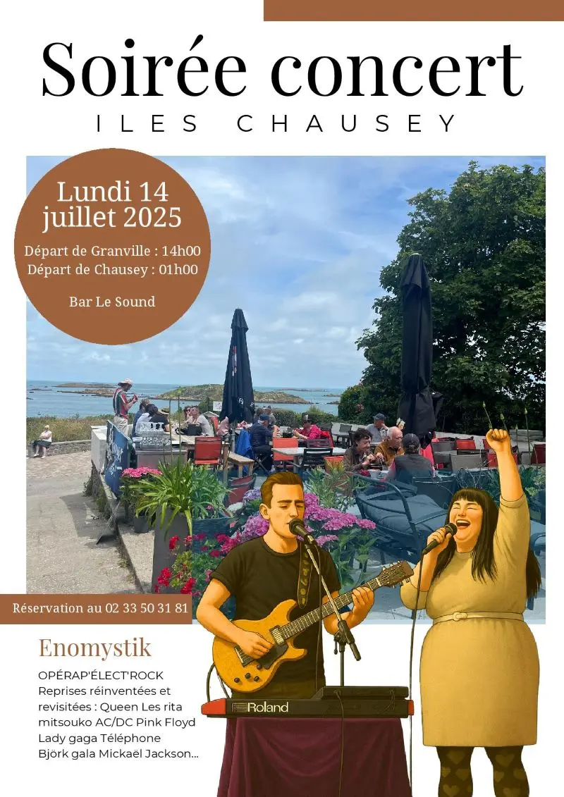 affiche concert enomystik 14 juillet 2025