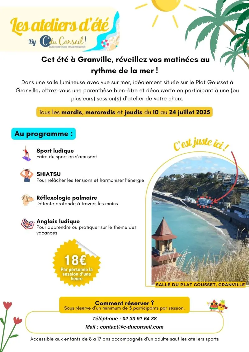 ateliers d'été C du Conseil Granville 2025