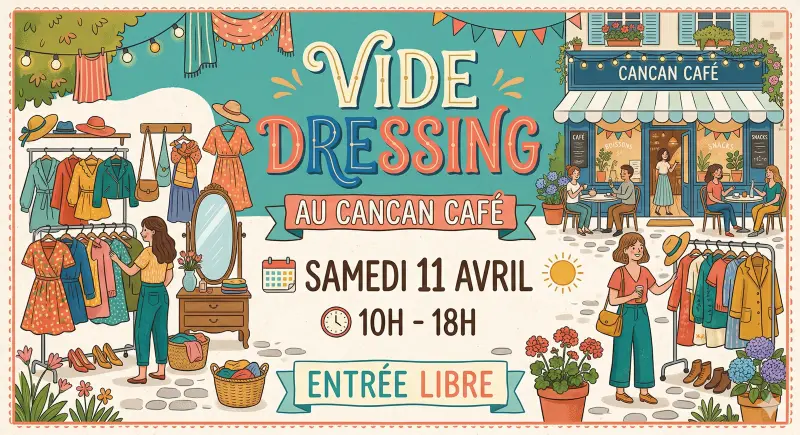 cancan cafe vide dressing