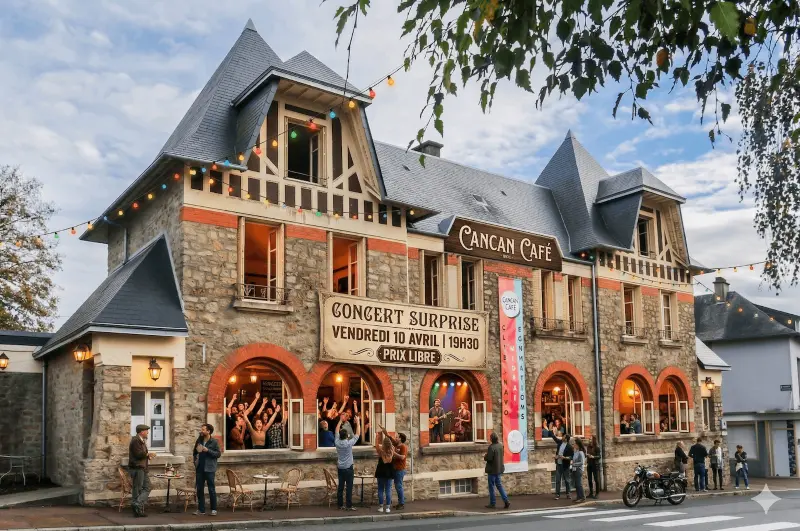 cancan cafe concert surprise