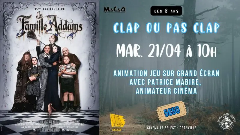 2026 - carton la famille addams clap (3)