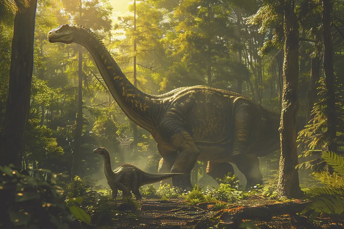 dinosaure-sauropode-dans-la-nature