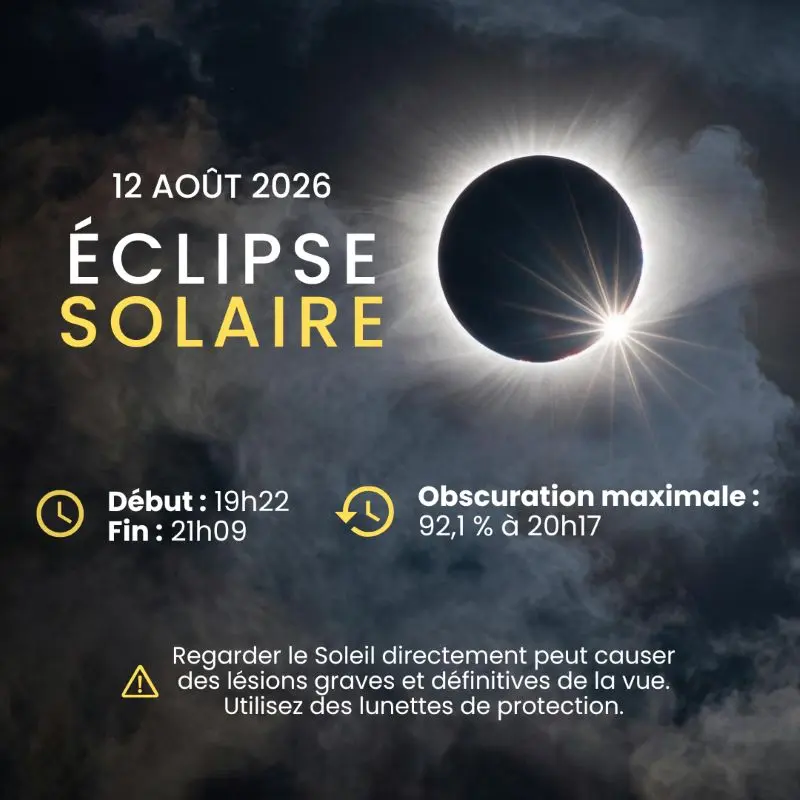 2026 - eclipse solaire