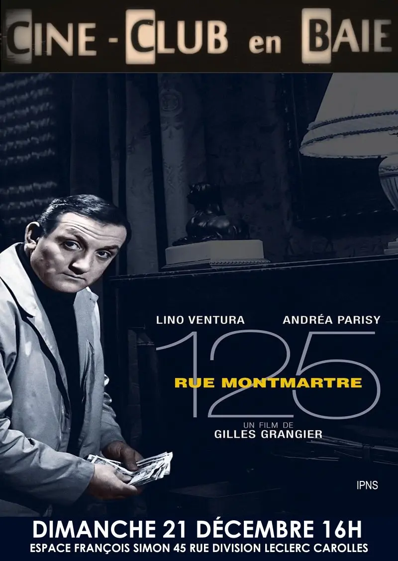 film 125 rue Montmartre ciné club en baie 2025 carolles