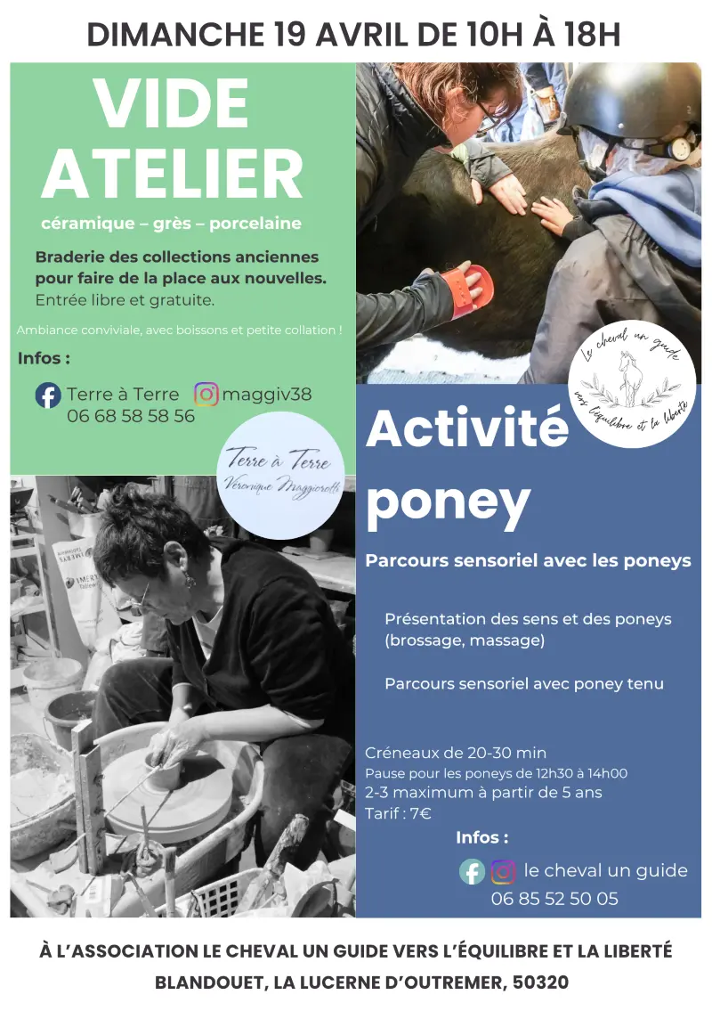 2026 - vide atelier et activité poney