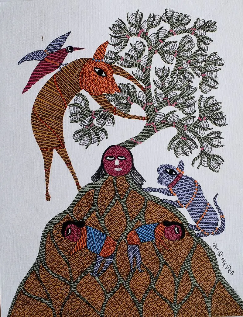 2026 - expo peintures Gond de l'Inde