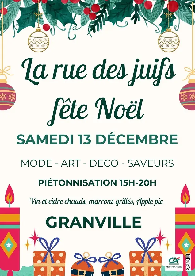 la rue des Juifs fête Noël