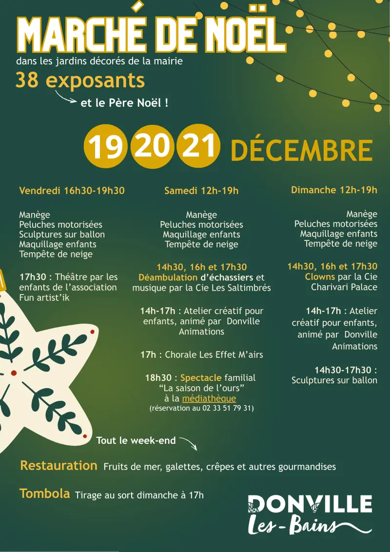 Marché Noël Donville 2025