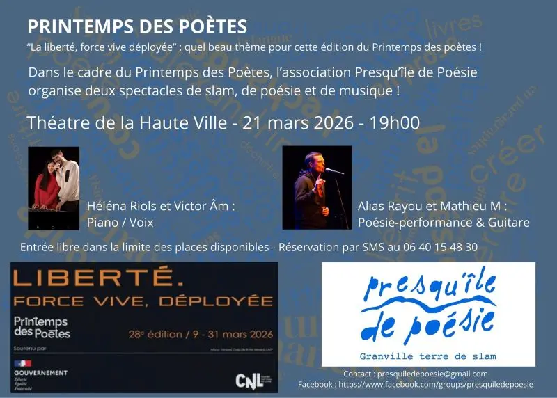 2026 - printemps des poetes THV