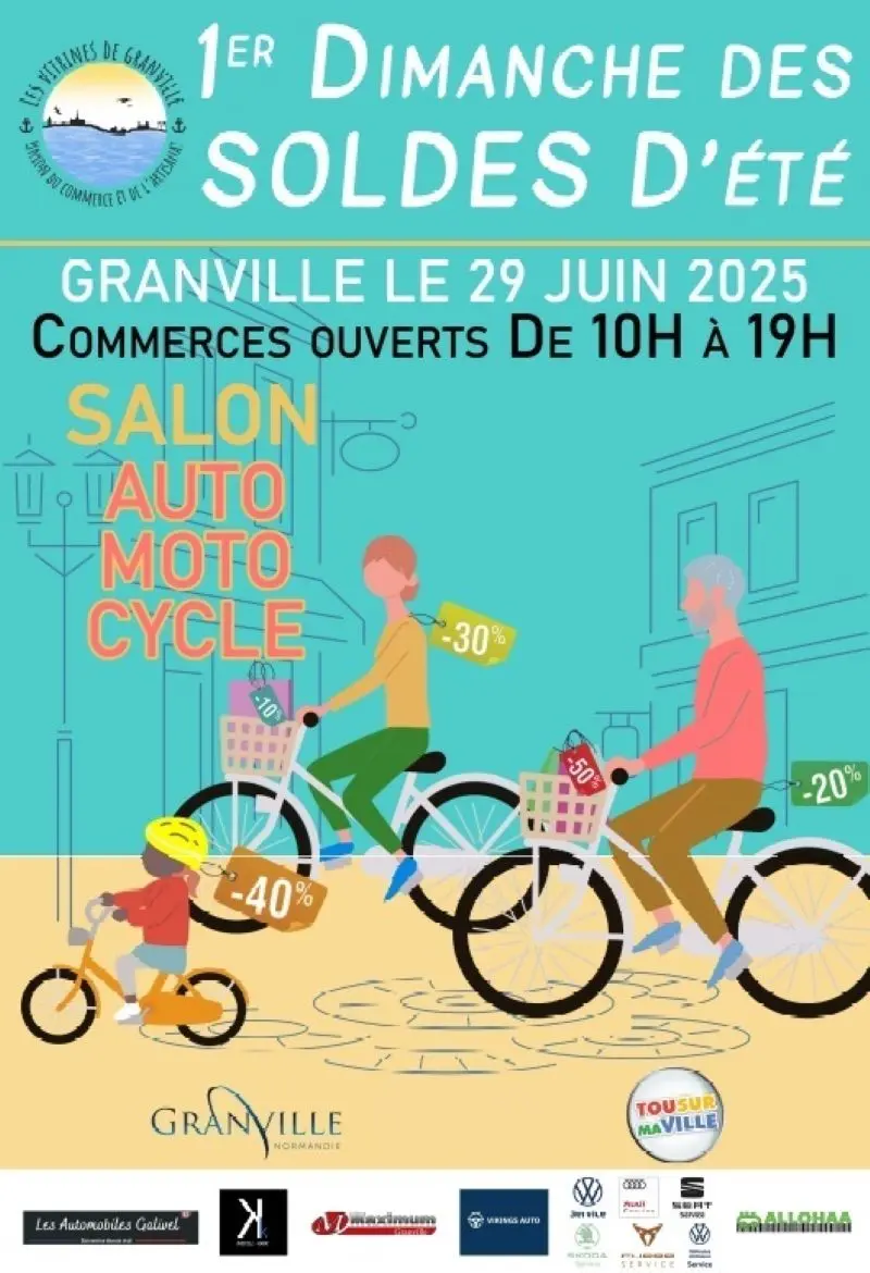 1er dimanche soldes et salon auto-cycles 2025